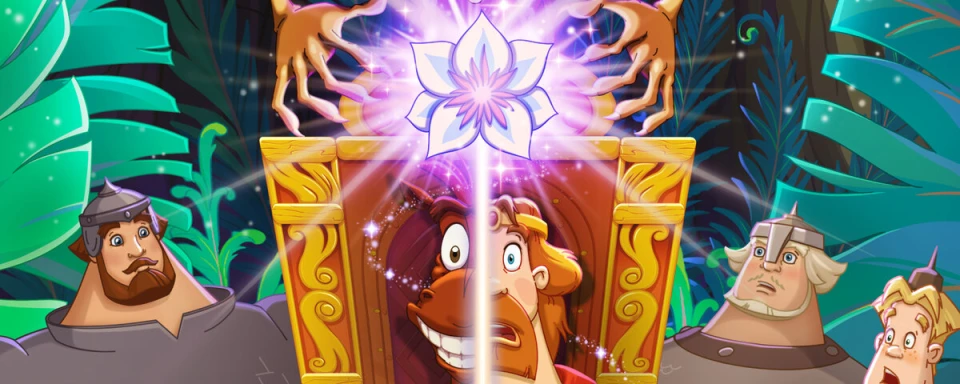 tri-bogatyrya-i-kon-na-trone
